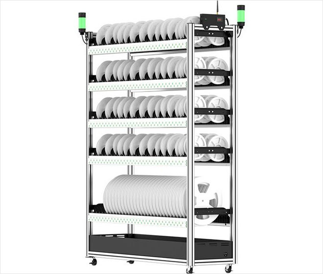 SMT Reel Storage Solutions - SMD Smart Light Response Storage Carts